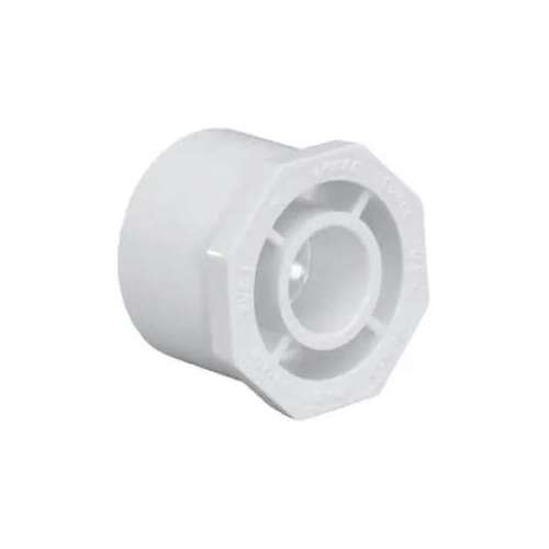 5" x 4" Bushing PVC Sch. 40 Spigot x Socket White