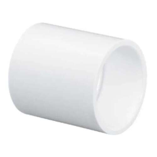 PVC Fittings 429025 2-1/2" Coupling PVC Sch. 40 Slip White