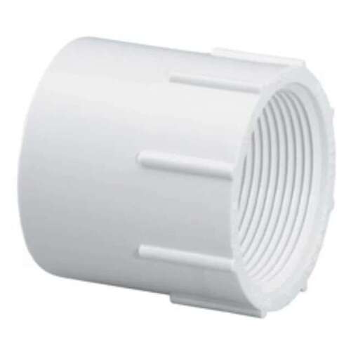 PVC Fittings 435020 2" Adapter PVC Sch. 40 Slip x FPT White