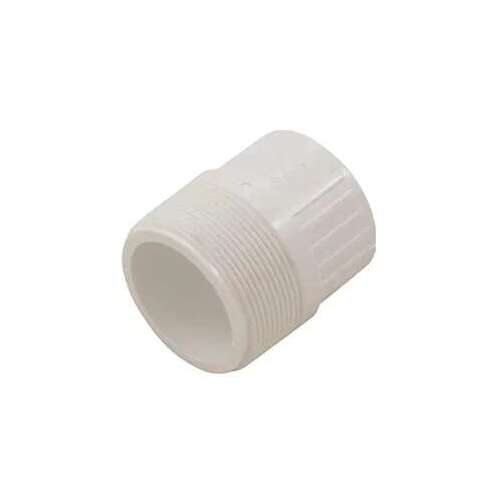 PVC Fittings 436-251-2 2" x 1-1/2" Adapter PVC Sch. 40 MPT x Slip White