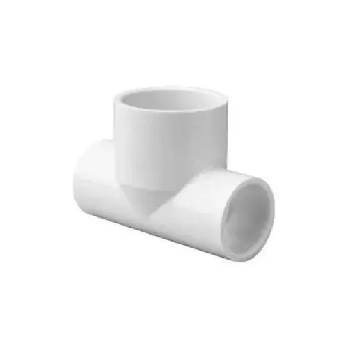 1-1/4" x 1-1/4" x 3/4" Tee PVC Sch. 40 Slip White