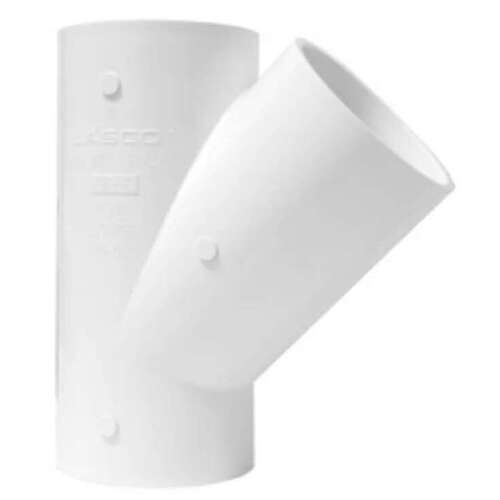 1-1/2" Wye PVC Sch. 40 Slip White