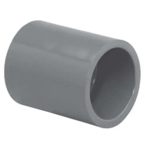 2-1/2" Coupling PVC Sch. 80 Slip Gray