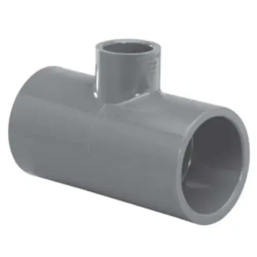 1-1/2" x 1-1/2" x 1" Tee PVC Sch. 80 Slip