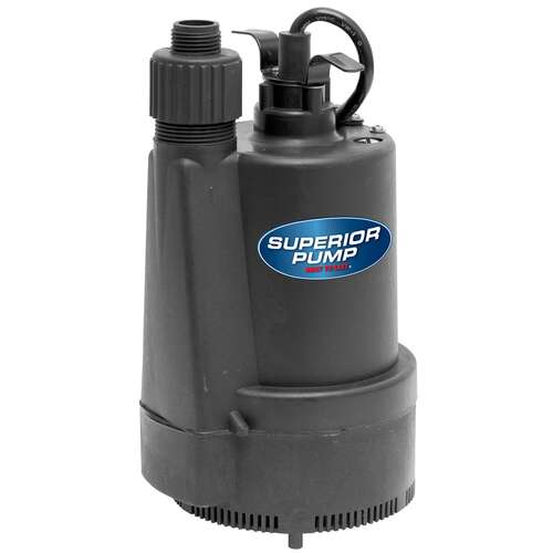 SUPERIOR PUMP 91335 Superior Thermoplastic Submersible