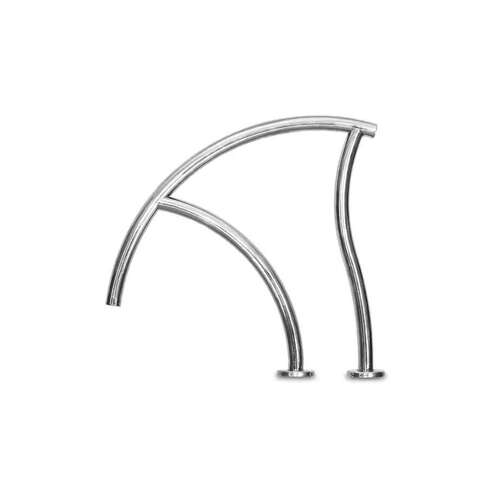 Designer Series Economy Figure-4 Grab Rail Pair Stainless Steel