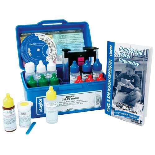 TAYLOR WATER TECHNOLOGIES, LLC K-2006-6 Complete FAS-DPD Chlorine Test Kit .75 oz pack of 6