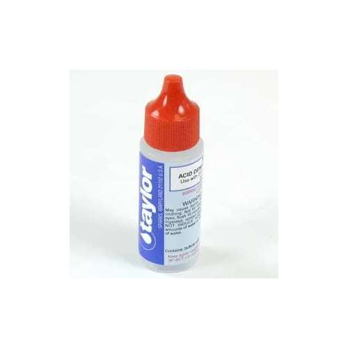 TAYLOR WATER TECHNOLOGIES, LLC R-0005-A-24 Acid Demand Reagent 2000 Series 3/4 oz pack of 24