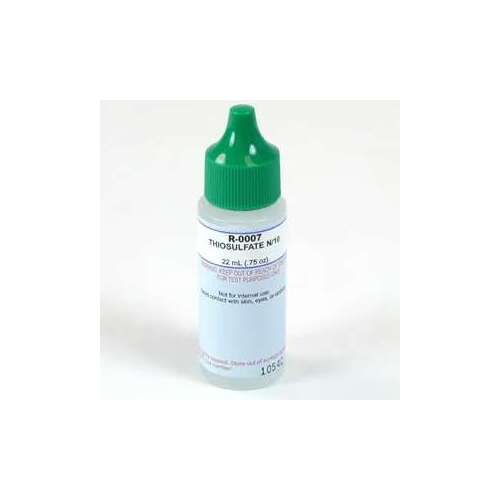 TAYLOR WATER TECHNOLOGIES, LLC R-0007-A-24 Thiosulfate N/10 Dropper Bottle 3/4 oz pack of 24