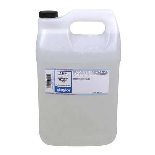 TAYLOR WATER TECHNOLOGIES, LLC R-0618-G Hardness Reagent .01M Chemistry, 2019 Ed., English, 1 gal