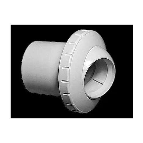 Waterway Plastics 400-1420D Insert Inlet Eyeball Fitting, 1-1/2" MPT, 3/4" Eyeball Opening, White