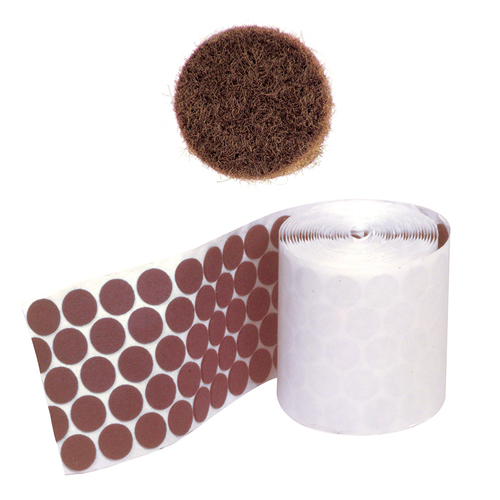 CRL FA5BRW Brown 3/4" x 1/16" Felt Glass Protectors