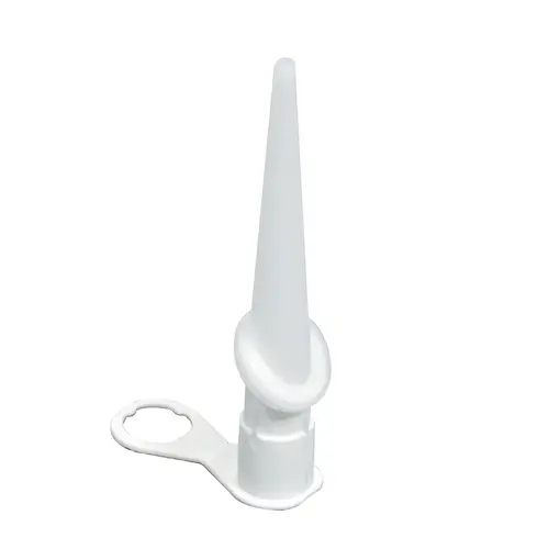 360 degree Rotating White Nozzle with Extension and Cap - pack of 10