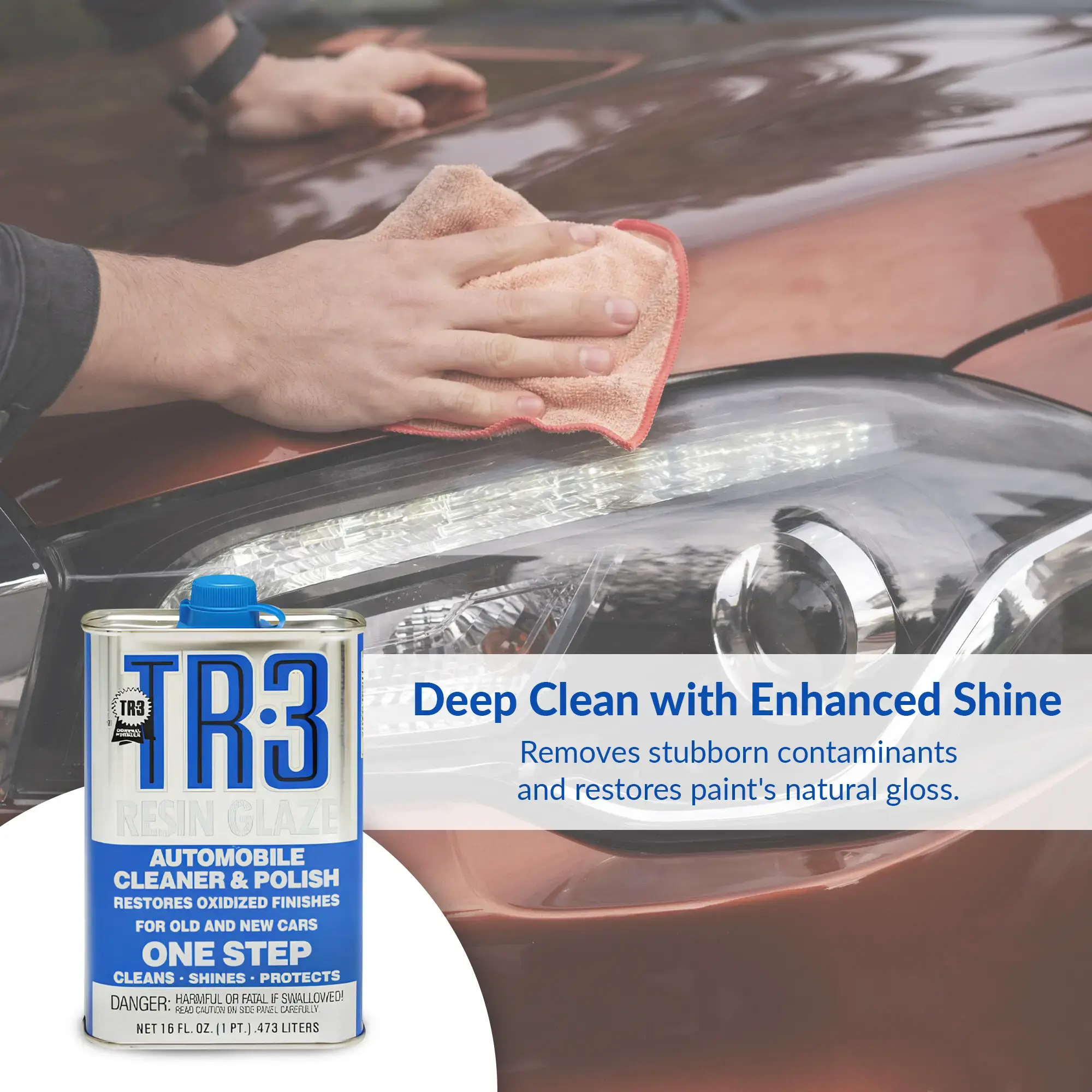 Blue Magic 12A-6 Resin Glaze Wax - Cleans, Shines and