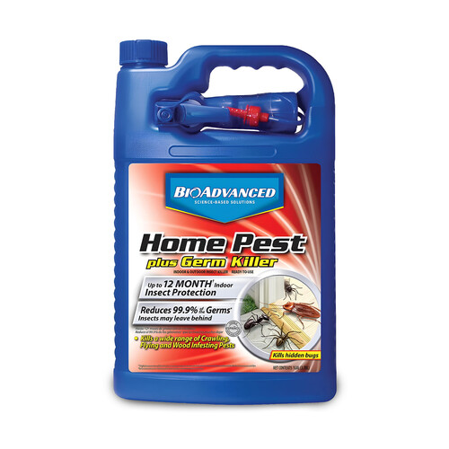 BioAdvanced 800301A Complete 700055A Insect Killer, Liquid, Spray Application, 1 gal Bottle White