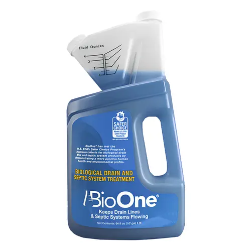 BioOne B164 64 oz. Liquid Drain and Septic System Maintainer Blue