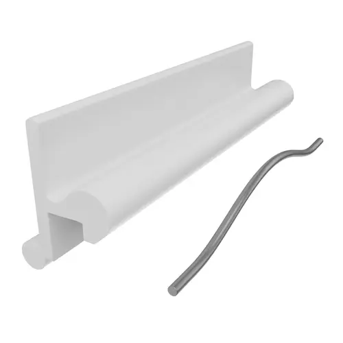 Slider Spring Latch White plastic hwl 20 Wh - pack of 12