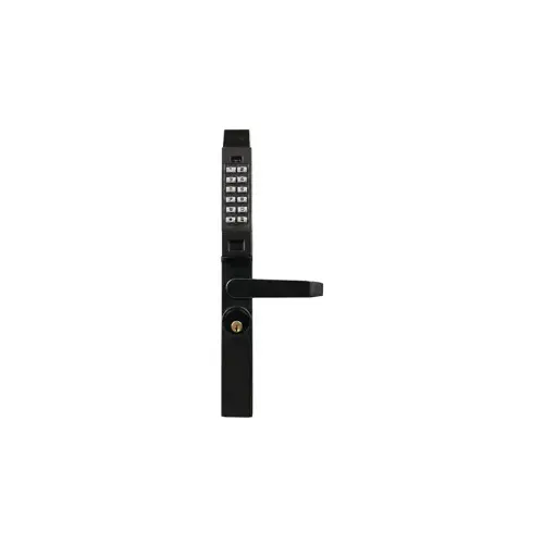 Networx Narrow Stile Wireless Access Prox Lock Trim with Built in Wiegand Proximity ID Card Reader for use with Adams Rite 4500, 4700, & 4900 Series Deadlatch, 622/US19 Matte Black