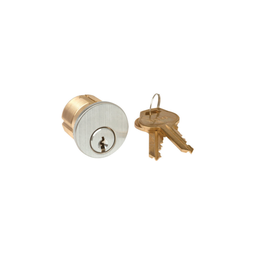 Camden Door Controls CM-CYL60-KA 1-1/8" Mortise Cylinder Solid Brass, Keyed Alike, Aluminum