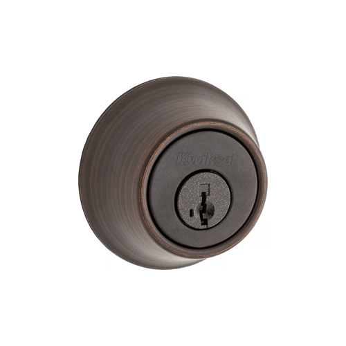 Double Cylinder Deadbolt, KW1 SmartKey, Radius Corner Adjustable Latch 2-3/8"-2-3/4" Backset, 85063 Radius Corner and 5303 Full Lip Strike, Grade 3, Venetian Bronze 11P/716