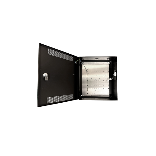 Life Safety Power E1M-BOXED 2-Doors, E1 Enclosure With Mercury-Compatible Backplate