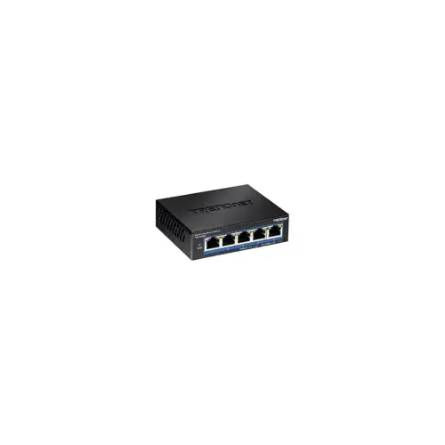 TRENDnet Inc TEG-S50ES 5-Port Gigabit EdgeSmart Switch, Black