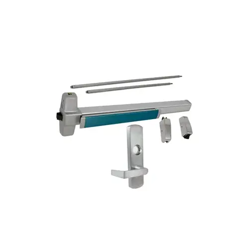 KIT - SVR (Surface Vertical Rod) Exit Device, 996L-NL-06 Nightlatch Lever Trim, LHR Left Hand Reverse/Reversible Handing, 36" x 84", Grade 1, 628 Satin Aluminum