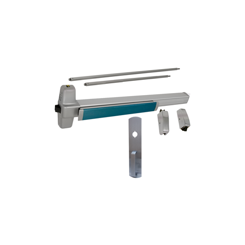 KIT - SVR (Surface Vertical Rod) Exit Device, 990 Nightlatch Trim, 36" x 84", Grade 1, 628 Satin Aluminum