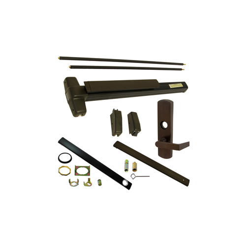 KIT - Cylinder Dogging, SVR (Surface Vertical Rod) Exit Device, 996L-06 Classroom Lever Trim, LHR Left Hand Reverse/Reversible Handing, 36" x 84", Grade 1, 710/313 Dark Bronze