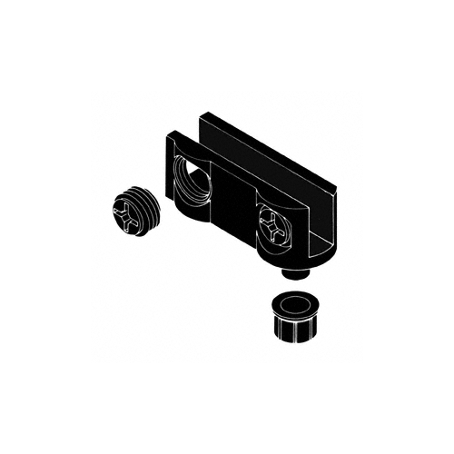 Titus Black Stereo Cabinet Open Back Hinge Pair