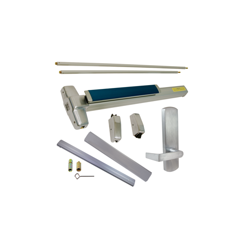 KIT - LD (Less Dogging), SVR (Surface Vertical Rod) Smooth Exit Device, 996L-BE-06 Passage Lever Trim, LHR Left Hand Reverse/Reversible Handing, (Snap Ring Tool Needed), 36" x 84", Grade 1, 626/US26D Satin Chrome