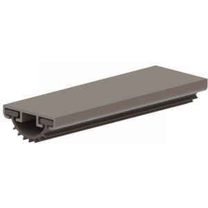 Hager 774sdba48n 48 Neoprene Door Bottom Shoe Or Astragal Dark Bronze Anodized Aluminum Finish