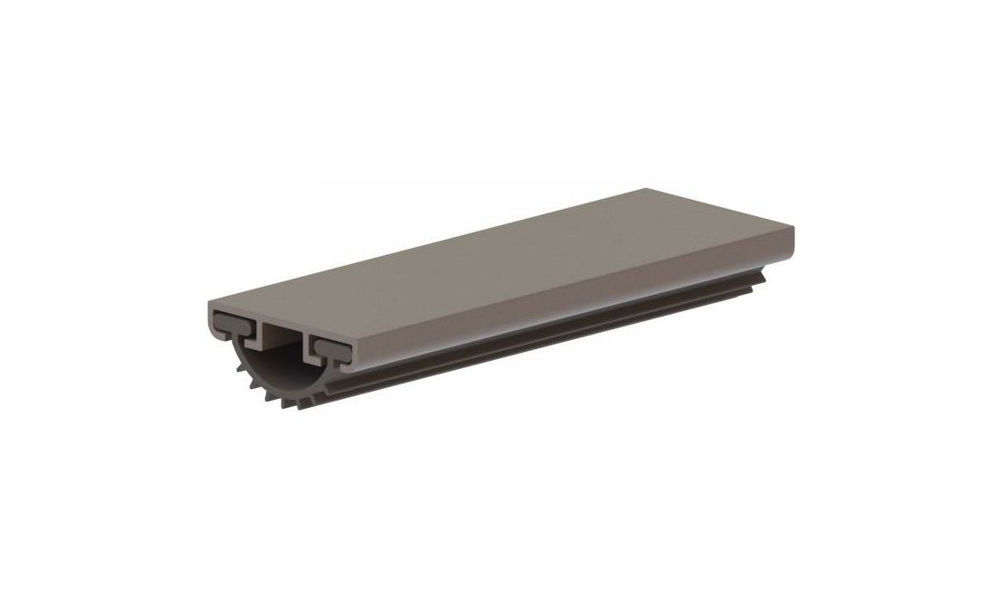 Hager 774sdba48n 48 Neoprene Door Bottom Shoe Or Astragal Dark Bronze Anodized Aluminum Finish