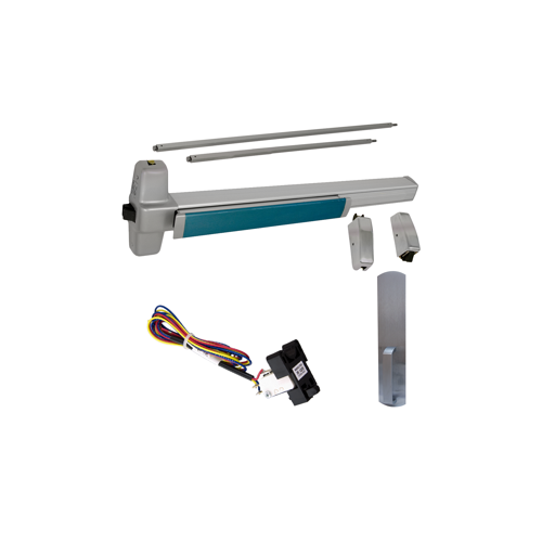 KIT - RX (Request to Exit Switch), SVR (Surface Vertical Rod) Exit Device, 990DT Dummy Pull Trim, 36" x 84", Grade 1, 628 Satin Aluminum