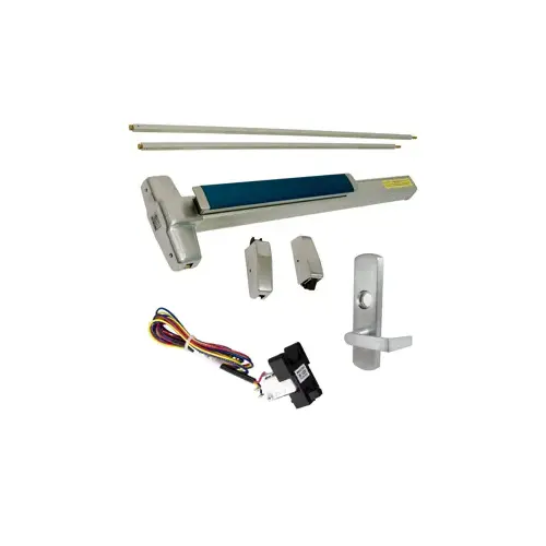 KIT - RX (Request to Exit Switch), SVR (Surface Vertical Rod) Exit Device, 996L-06 Lever Trim, RHR Right Hand Reverse/Reversible Handing, 36" x 84", Grade 1, 626/US26D Satin Chrome