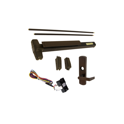 KIT - RX (Request to Exit Switch), SVR (Surface Vertical Rod) Exit Device, 996L-06 Lever Trim, RHR Right Hand Reverse/Reversible Handing, 36" x 84", Grade 1, 710 Dark Bronze