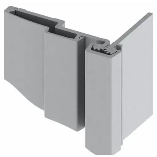 79" Half Surface Heavy Duty Roton Hinge Clear Anodized Aluminum Finish