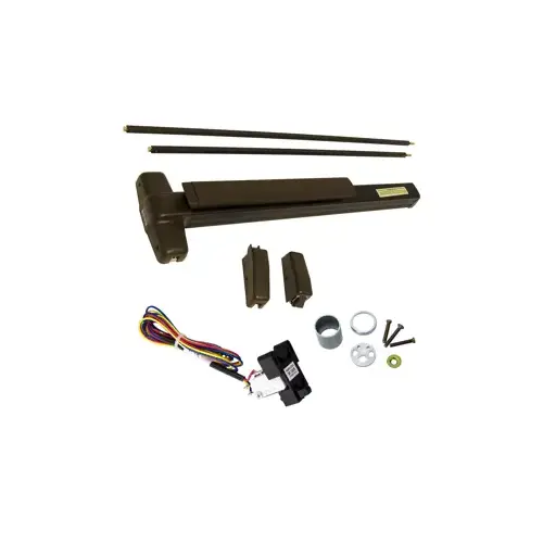 KIT - RX (Request to Exit Switch), SVR (Surface Vertical Rod) Exit Device, 110MD-NL-OP Nightlatch Trim, 36" x 84", Grade 1, 710 Dark Bronze