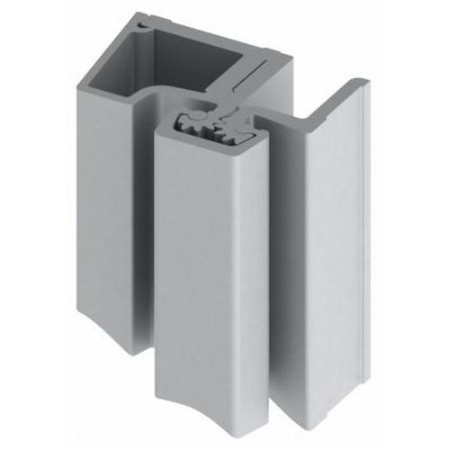 83" Half Surface Heavy Duty Center Hung Roton Hinge Clear Anodized Aluminum Finish