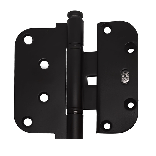 Brixwell 850-8762531 Ultimate 2d Adjustable steel Guide Hinge Removable Pin Matte Black Finish