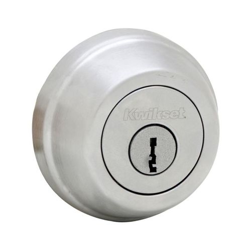 UL Single Cylinder Deadbolt with New Chassis with RCAL Latch and RCS Strike Satin Chrome Finish