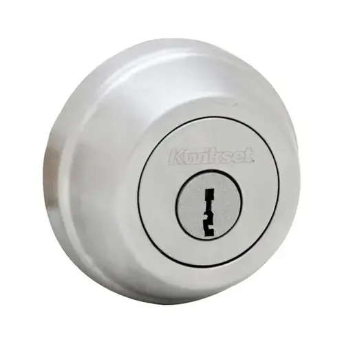 Double Cylinder Deadbolt with New Chassis with RCAL Latch and RCS Strike Satin Chrome Finish