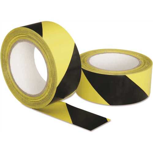 Marking Tape, Yellow/black, 2 X 108 Ft Roll