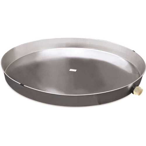 30" Aluminum Water Heater Pan With Cpvc Adapter