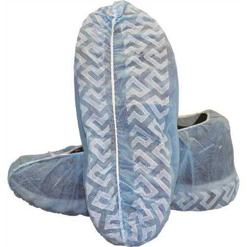 Polylite Shoe Cover Non-Skid Tread 19" Lt. Blue 2x