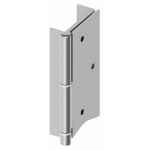 119" Concealed Leaf Continuous Hinge with 1/8 Inset # 023267 Satin Stainless Steel Finish