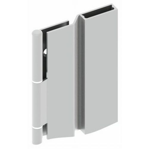 85" Full Surface Swing Clear Continuous Hinge with 1/8 Inset # 047643 Satin Stainless Steel Finish