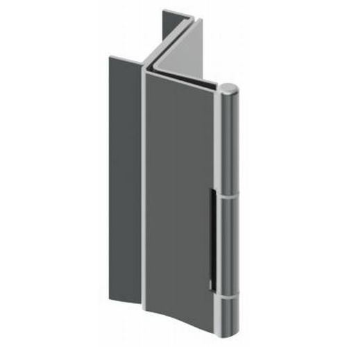 85" Concealed Leaf Swing Clear Continuous Hinge # 050336 Satin Stainless Steel Finish