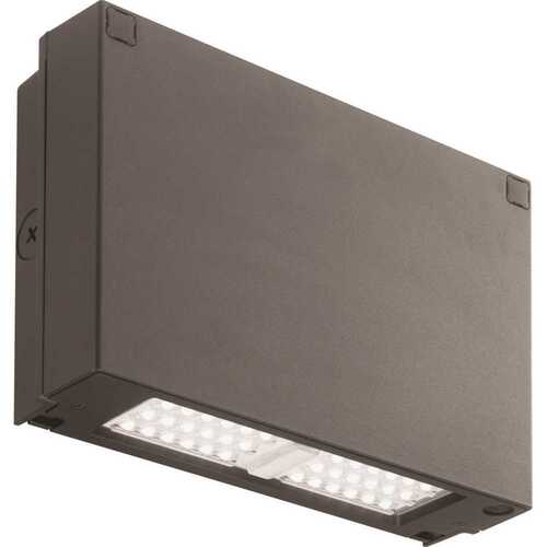 Outdoor Wpx 3-Led 4000k Architecturl Wall Pack Dark Bronze