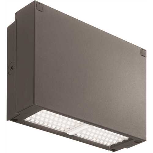 Outoor Wpx 2-Led 5000k Architectural Wallpack Dark Bronze